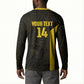 South Africa Soccer Custom Button Sweatshirt Banyana Banyana Protea Black Version