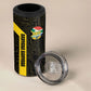 South Africa Soccer Custom 4 in 1 Can Cooler Tumbler Banyana Banyana Protea Black Version