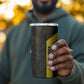 South Africa Soccer Custom 4 in 1 Can Cooler Tumbler Banyana Banyana Protea Black Version