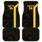 South Africa Soccer Custom Car Mats Banyana Banyana Protea Black Version