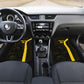 South Africa Soccer Custom Car Mats Banyana Banyana Protea Black Version