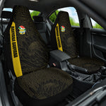 South Africa Soccer Car Seat Cover Banyana Banyana Protea Black Version