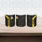 South Africa Soccer Custom Ceramic Mug Banyana Banyana Protea Black Version