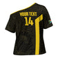 South Africa Soccer Custom Cross Shoulder Shirt Banyana Banyana Protea Black Version