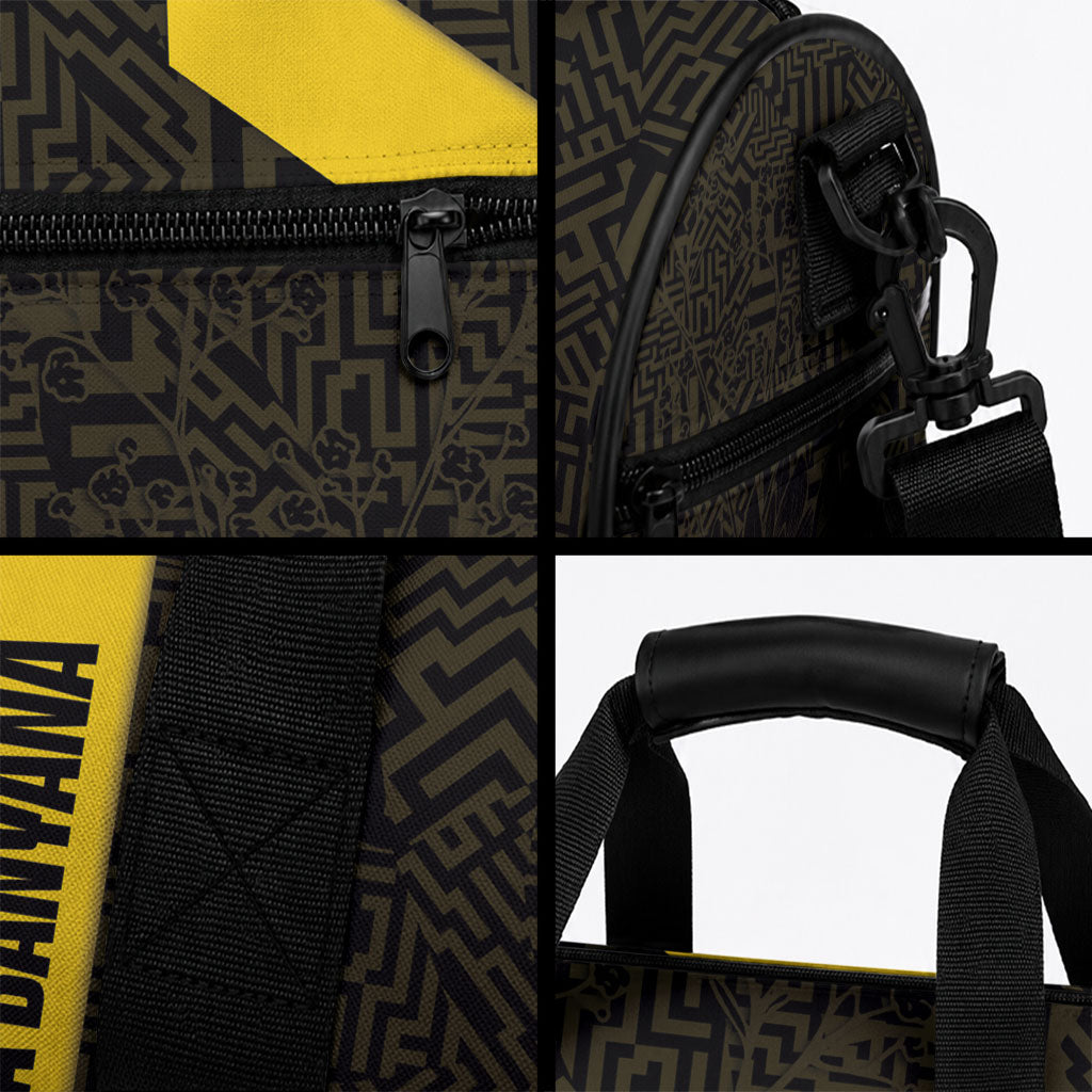 South Africa Soccer Duffle Bag Banyana Banyana Protea Black Version