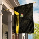 South Africa Soccer Garden Flag Banyana Banyana Protea Black Version