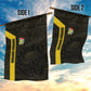 South Africa Soccer Garden Flag Banyana Banyana Protea Black Version