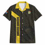 South Africa Soccer Custom Hawaiian Shirt Banyana Banyana Protea Black Version