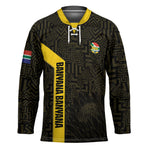 South Africa Soccer Custom Hockey Jersey Banyana Banyana Protea Black Version