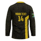 South Africa Soccer Custom Hockey Jersey Banyana Banyana Protea Black Version