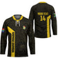 South Africa Soccer Custom Hockey Jersey Banyana Banyana Protea Black Version