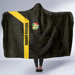 South Africa Soccer Hooded Blanket Banyana Banyana Protea Black Version