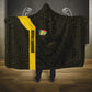 South Africa Soccer Hooded Blanket Banyana Banyana Protea Black Version