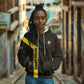 South Africa Soccer Custom Hoodie Banyana Banyana Protea Black Version