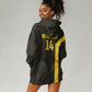 South Africa Soccer Custom Hoodie Dress Banyana Banyana Protea Black Version