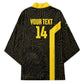 South Africa Soccer Custom Kimono Banyana Banyana Protea Black Version