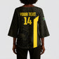 South Africa Soccer Custom Kimono Sleeve Blouse Banyana Banyana Protea Black Version