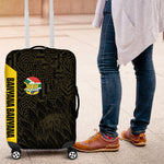 South Africa Soccer Luggage Cover Banyana Banyana Protea Black Version