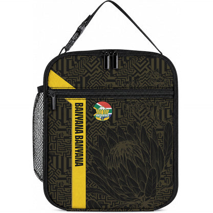 South Africa Soccer Lunch Bag Banyana Banyana Protea Black Version