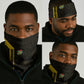 South Africa Soccer Neck Gaiter Banyana Banyana Protea Black Version
