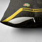South Africa Soccer Pillow Cover Banyana Banyana Protea Black Version