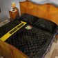 South Africa Soccer Quilt Bed Set Banyana Banyana Protea Black Version