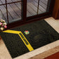 South Africa Soccer Rubber Doormat Banyana Banyana Protea Black Version