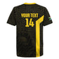 South Africa Soccer Custom Rugby Jersey Banyana Banyana Protea Black Version