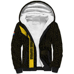 South Africa Soccer Custom Sherpa Hoodie Banyana Banyana Protea Black Version