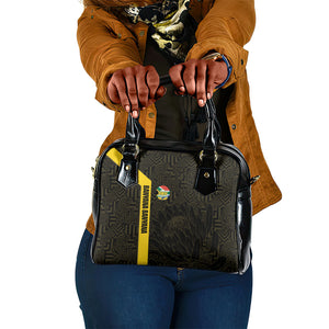 South Africa Soccer Shoulder Handbag Banyana Banyana Protea Black Version