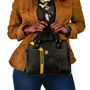 South Africa Soccer Shoulder Handbag Banyana Banyana Protea Black Version