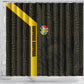 South Africa Soccer Shower Curtain Banyana Banyana Protea Black Version