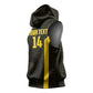 South Africa Soccer Custom Sleeveless Hoodie Banyana Banyana Protea Black Version