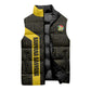 South Africa Soccer Custom Sleeveless Puffer Jacket Banyana Banyana Protea Black Version