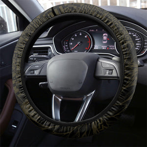 South Africa Soccer Steering Wheel Cover Banyana Banyana Protea Black Version