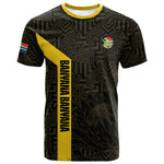 South Africa Soccer Custom T shirt Banyana Banyana Protea Black Version