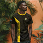 South Africa Soccer Custom T shirt Banyana Banyana Protea Black Version