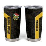 South Africa Soccer Custom Tumbler Cup Banyana Banyana Protea Black Version