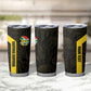 South Africa Soccer Custom Tumbler Cup Banyana Banyana Protea Black Version