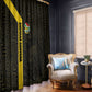 South Africa Soccer Window Curtain Banyana Banyana Protea Black Version