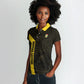 South Africa Soccer Custom Women Polo Shirt Banyana Banyana Protea Black Version