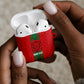 Morocco Football Custom AirPods Case Atlas Lionesses Moroccan Folk Pattern