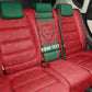 Morocco Football Custom Back Car Seat Cover Atlas Lionesses Moroccan Folk Pattern