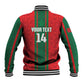 Morocco Football Custom Baseball Jacket Atlas Lionesses Moroccan Folk Pattern