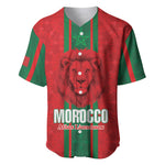 Morocco Football Custom Baseball Jersey Atlas Lionesses Moroccan Folk Pattern