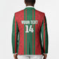 Morocco Football Custom Blazer Atlas Lionesses Moroccan Folk Pattern