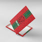 Morocco Football Custom Canvas Wall Art Atlas Lionesses Moroccan Folk Pattern