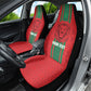 Morocco Football Custom Car Seat Cover Atlas Lionesses Moroccan Folk Pattern