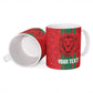 Morocco Football Custom Ceramic Mug Atlas Lionesses Moroccan Folk Pattern