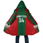 Morocco Football Custom Cloak Atlas Lionesses Moroccan Folk Pattern